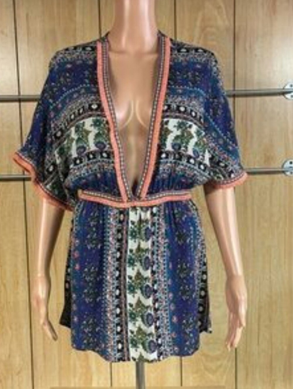 Honey Punch Boho Floral Cover-Up